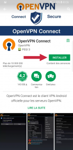 Installer OpenVPN sur Android