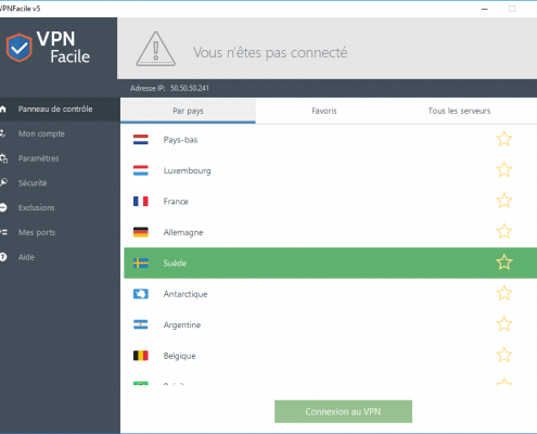Logiciel VPNFacile